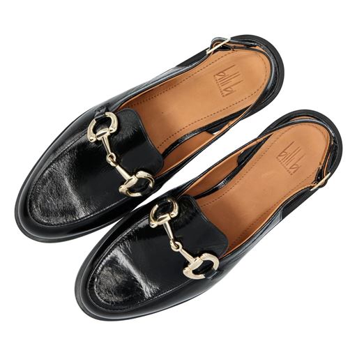Billi Bi A6340 Loafers, Black Naplack, 36
