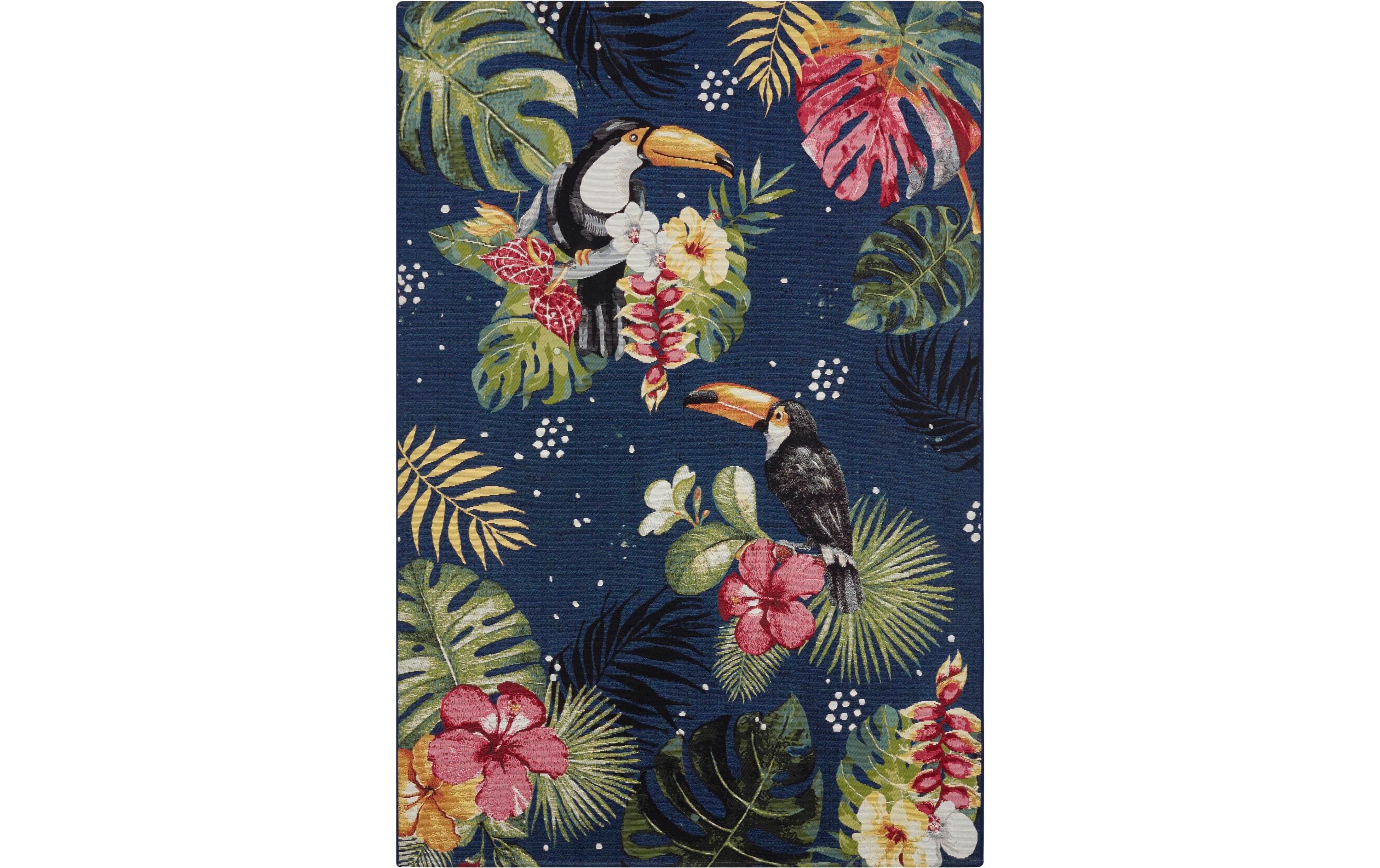 Teppich Tropical Dream 160 cm x 235 cm, MehrfarbigIn- & Outdoor Teppich