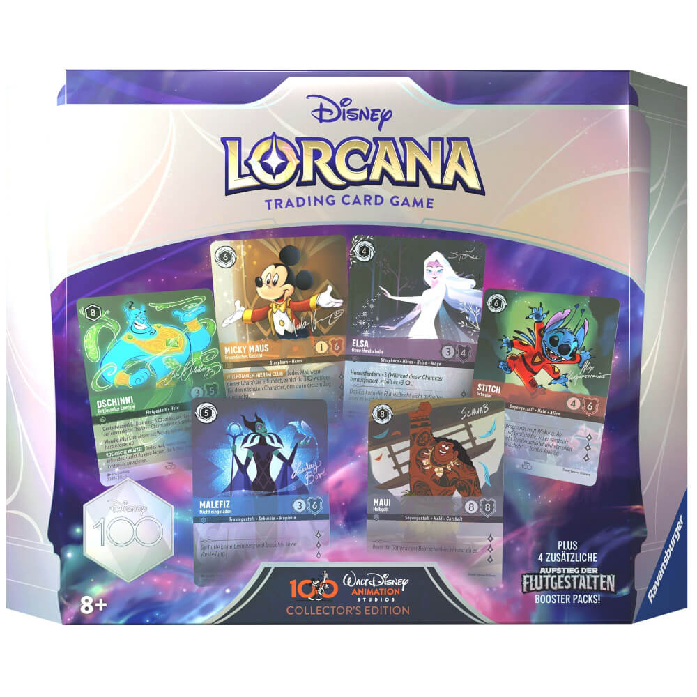 Disney Lorcana Trading Card Game: Aufstieg der Flutgestalten - D100 Geschenk-Set (Deutsch)