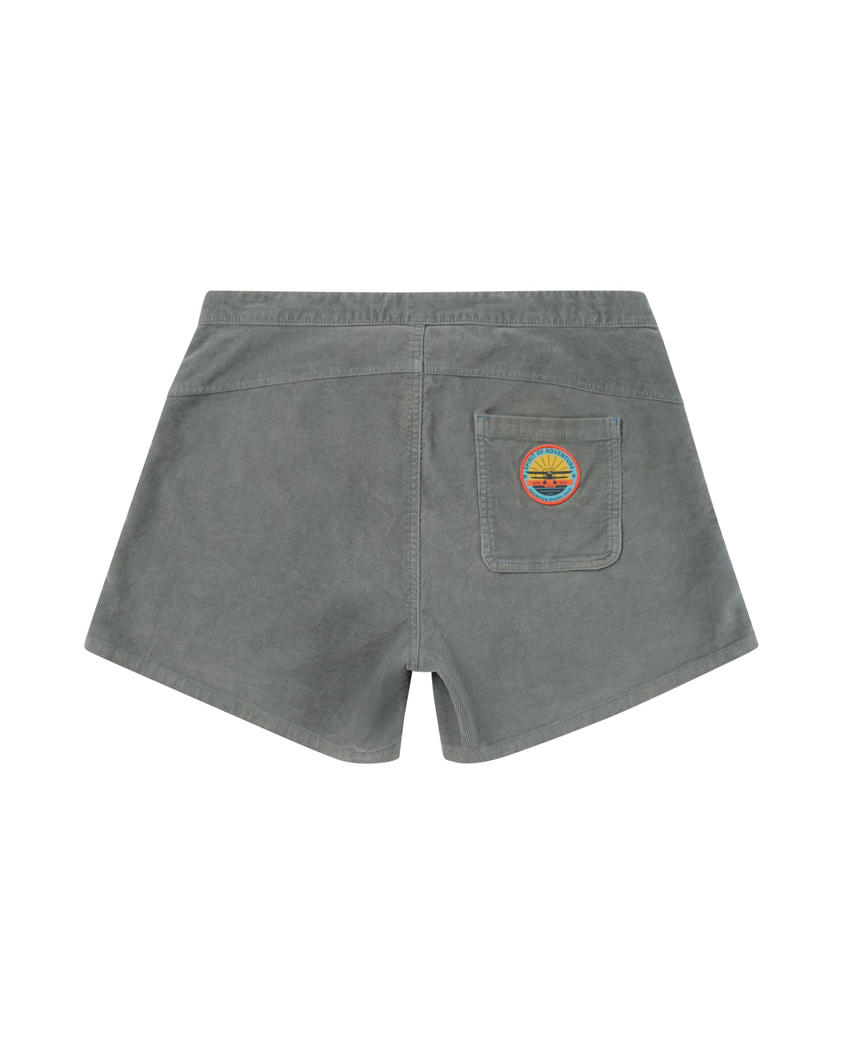 Amundsen 5Incher Cord G. Dyed Shorts Stormy Blue