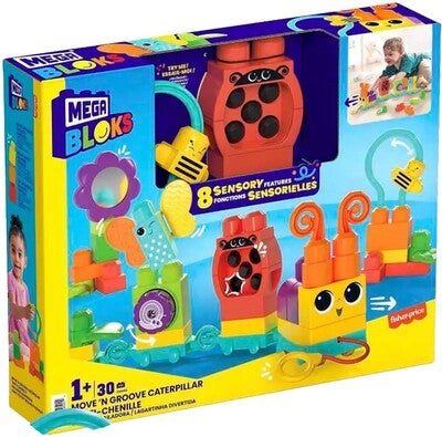 Mega Bloks Move 'n Groove Sommerfugltog Byggesett