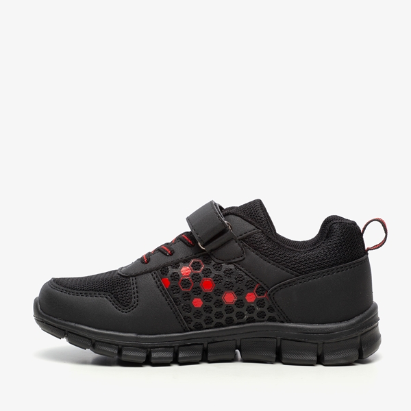 Blue Box jongens sneakers zwart/rood