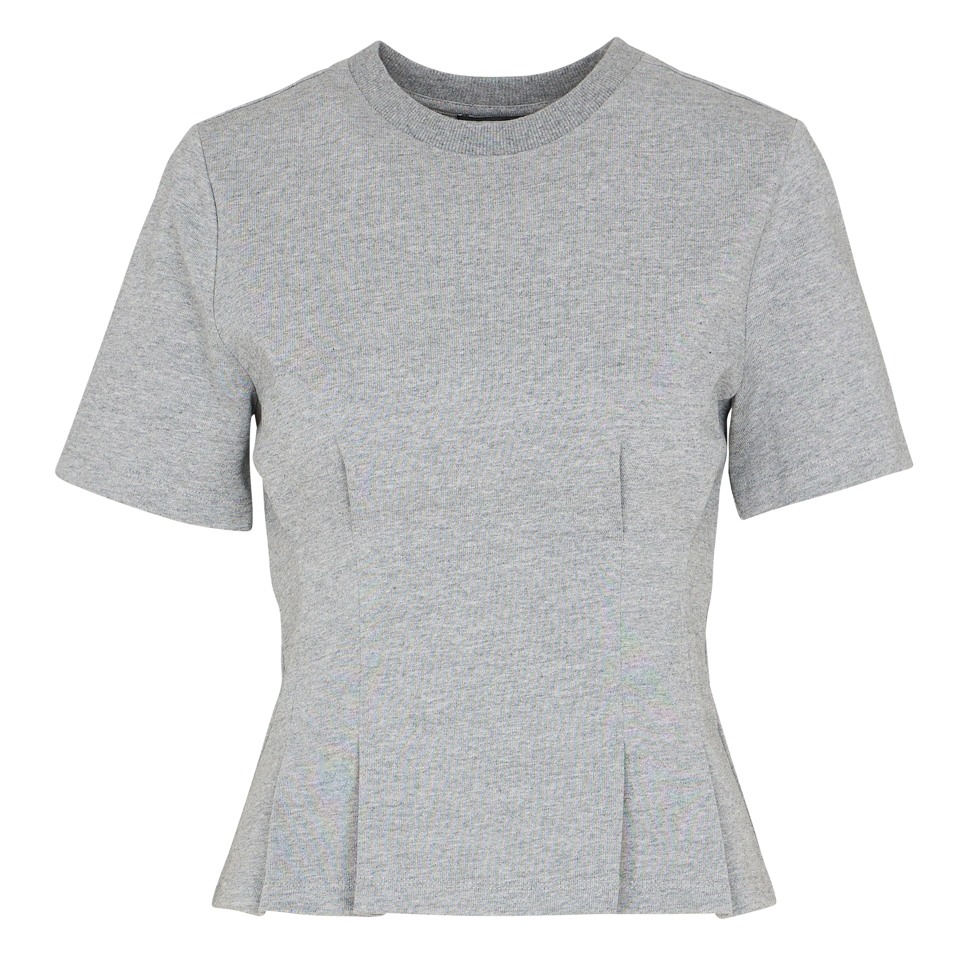 EDWIN - Tee-shirt col rond cintré en coton | Blanc