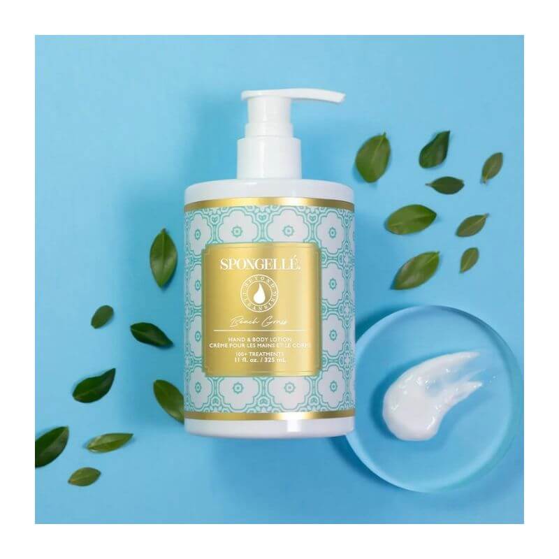 Lotion Mains et Corps Senteur Plage Beach Grass Spongellé 325ml