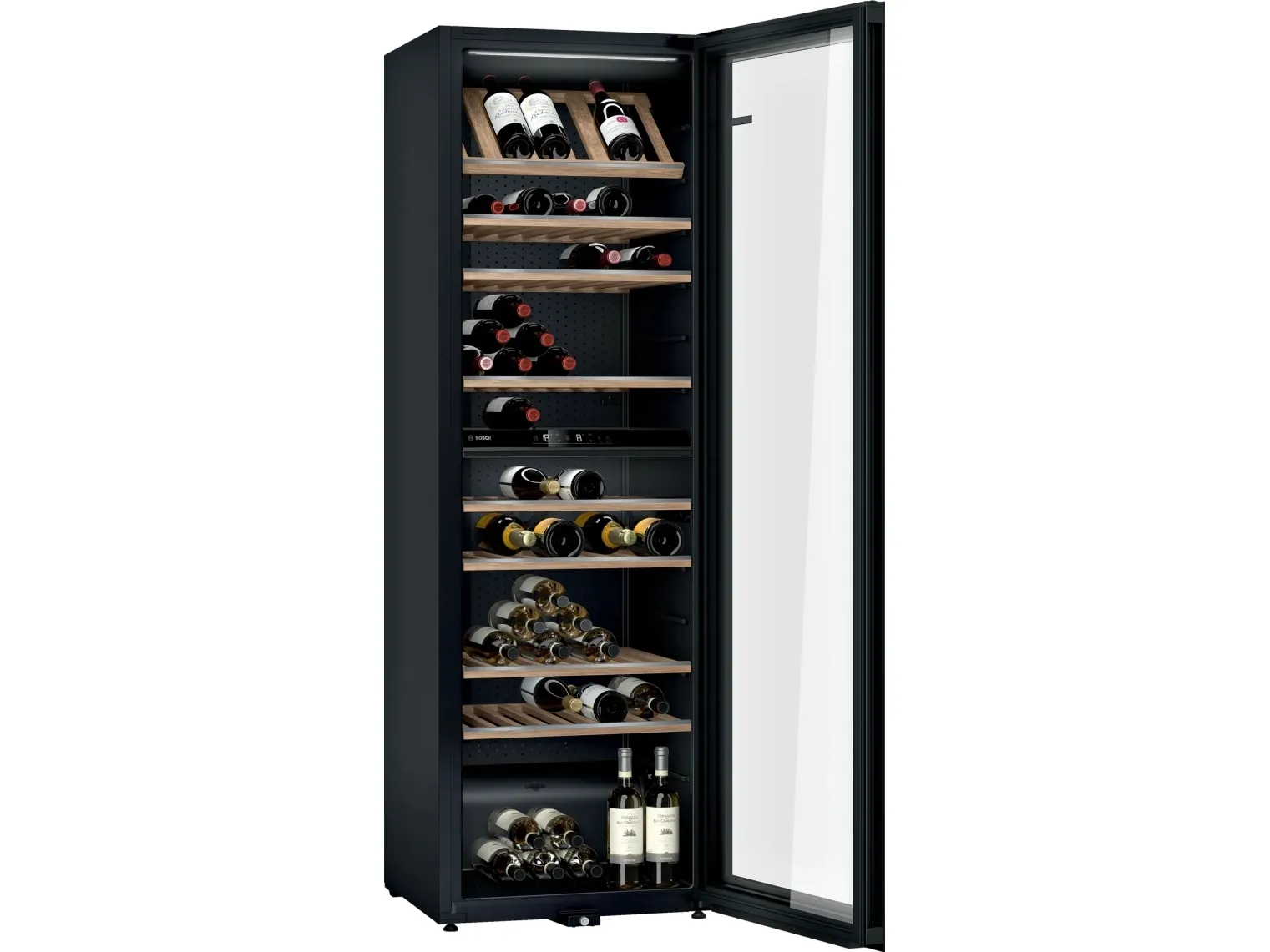 Bosch Serie | 6 KWK36ABGA - Vinkøler - bredde: 60 cm - dybde: 61 cm - højde: 186 cm - 370 liter - Klasse G