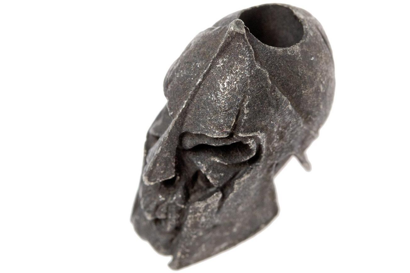 Schmuckatelli Spartan Skull Bead Black Oxidized