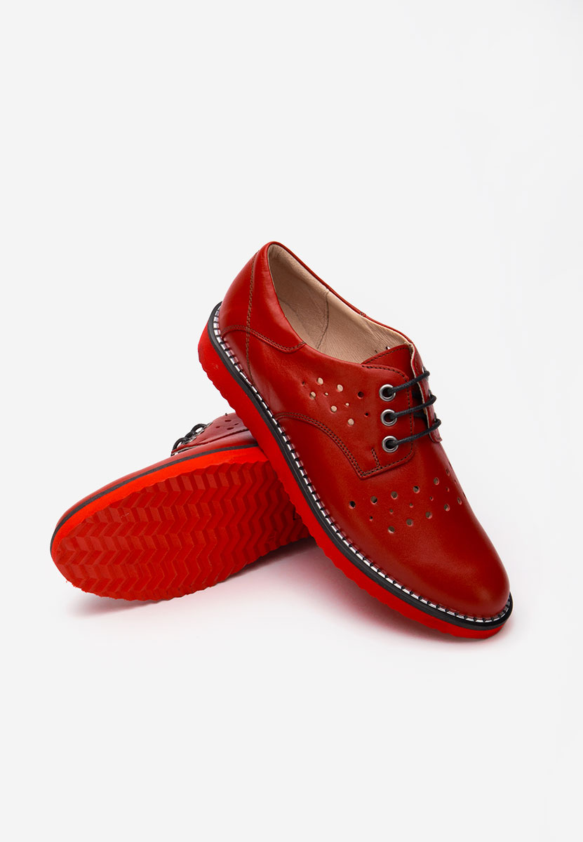 Chaussures casual femme en cuir  Avery rosi