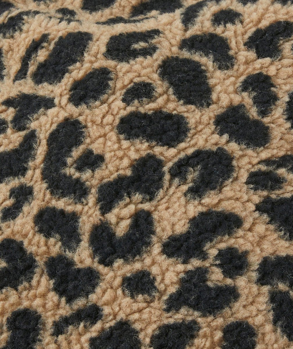 LIEWOODTOTEBAG EN SHERPA IMPRIMÉ LÉOPARD ET FIBRES RECYCLÉES