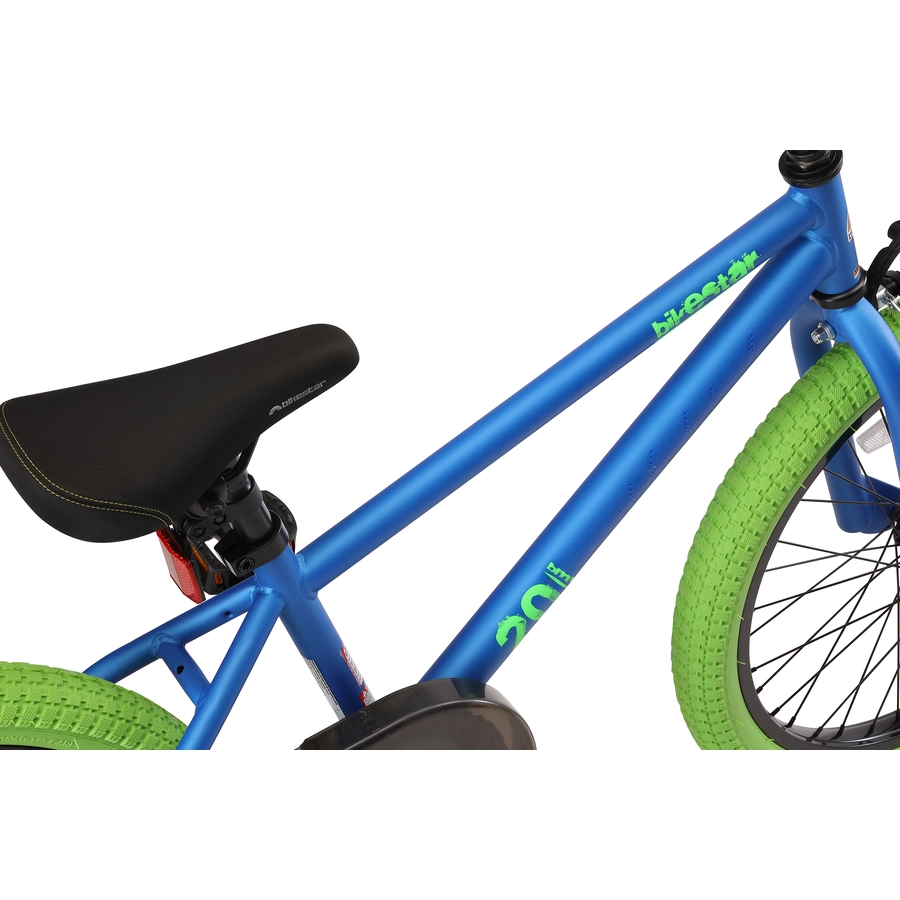 Bikestar Kinderrad 20 Zoll BMX blau, grün