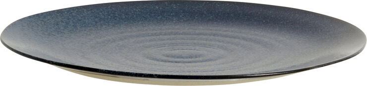 Nordal GRAINY plate, L, dark blue