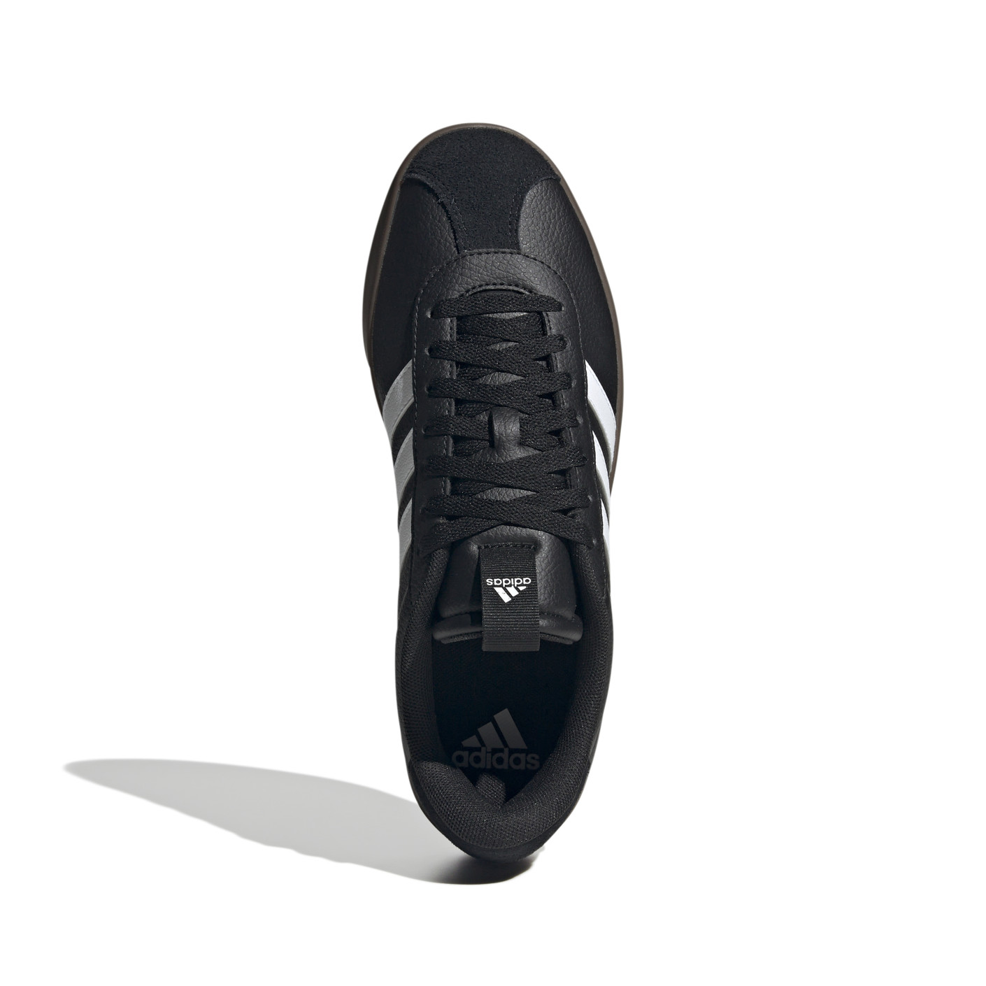 Adidas VL Court 3.0 Sneakers Zwart Wit Donkerbruin