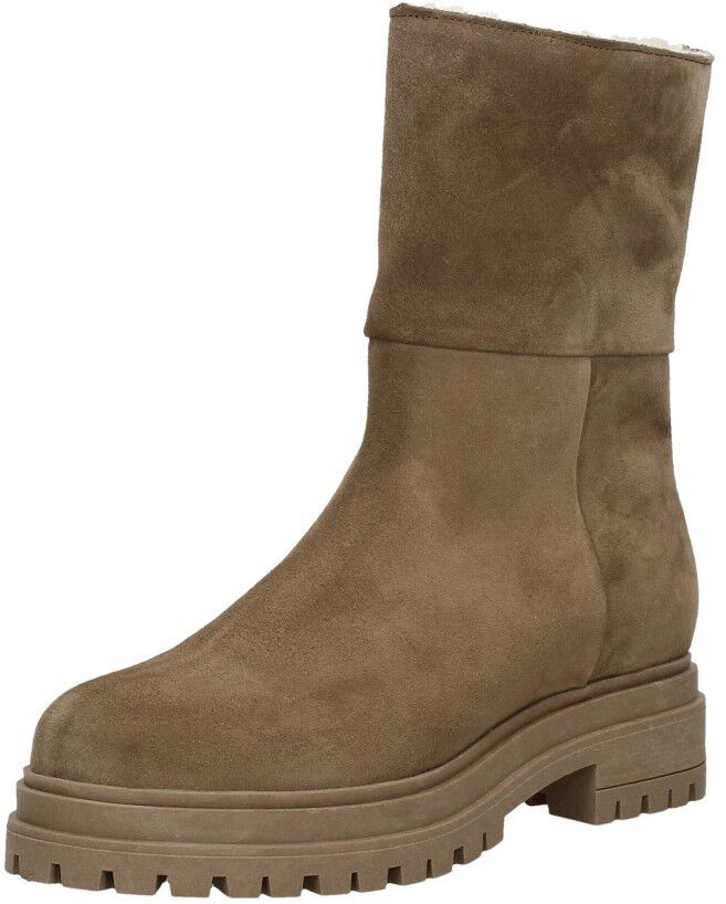 Red Rag Enkellaarsjes Plat taupe