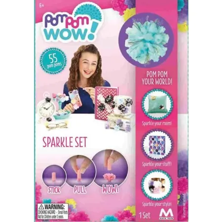 Boti Pom Pom Wow Glitzer Set