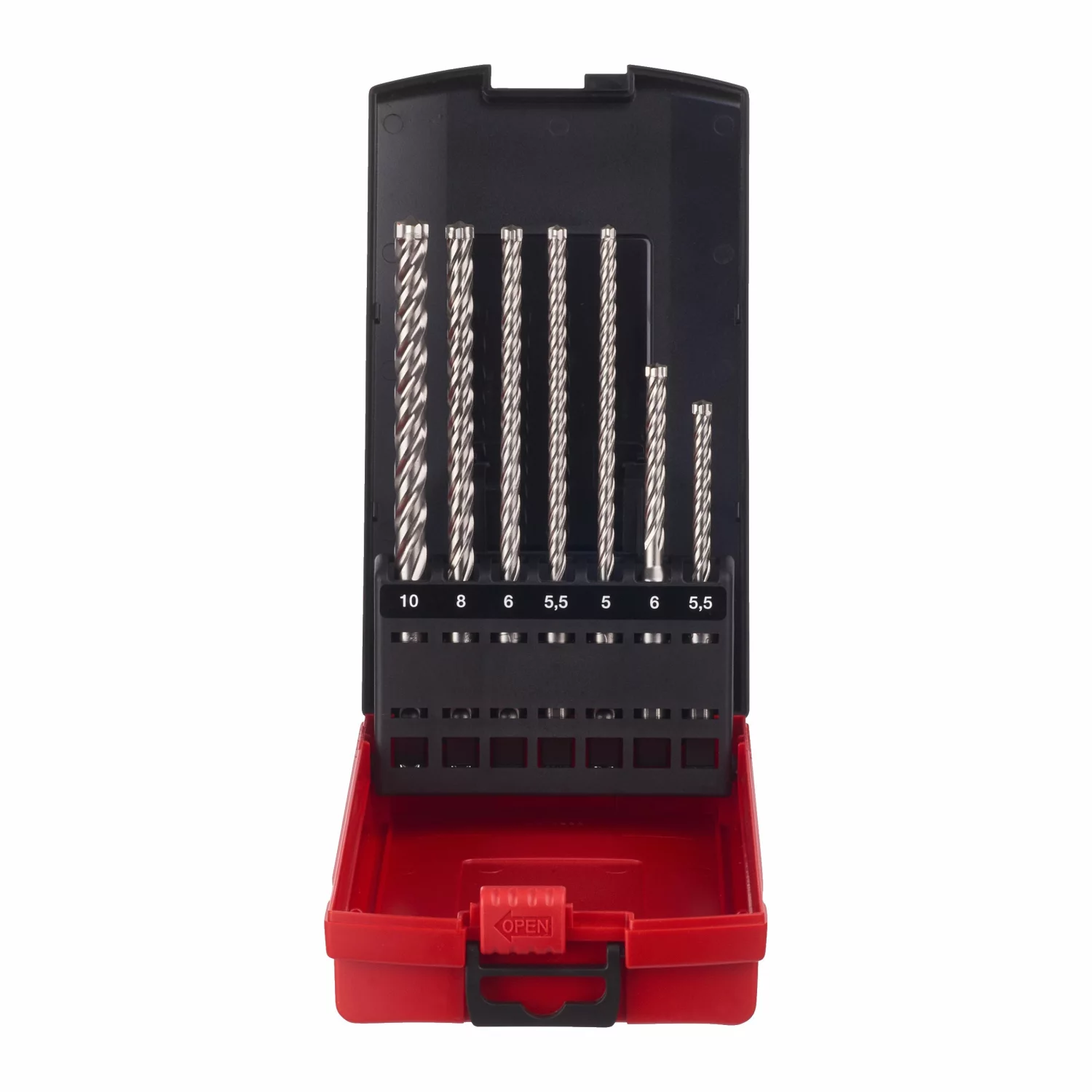 Milwaukee 4932478626 SDS-plus MX4 hamerboor set (7-delig) - 4-kanten snijdend