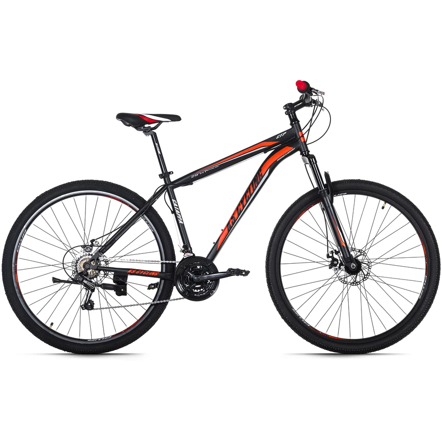KS Cycling Mountainbike Hardtail 29 Zoll Catappa schwarz-rot schwarz-rot