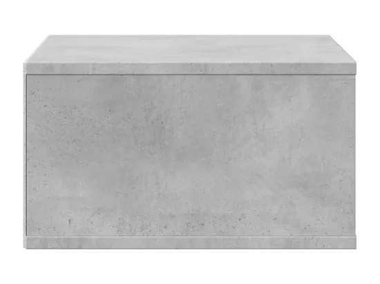 Support d'imprimante gris béton 49x40x22,5 cm bois d'ingénierie