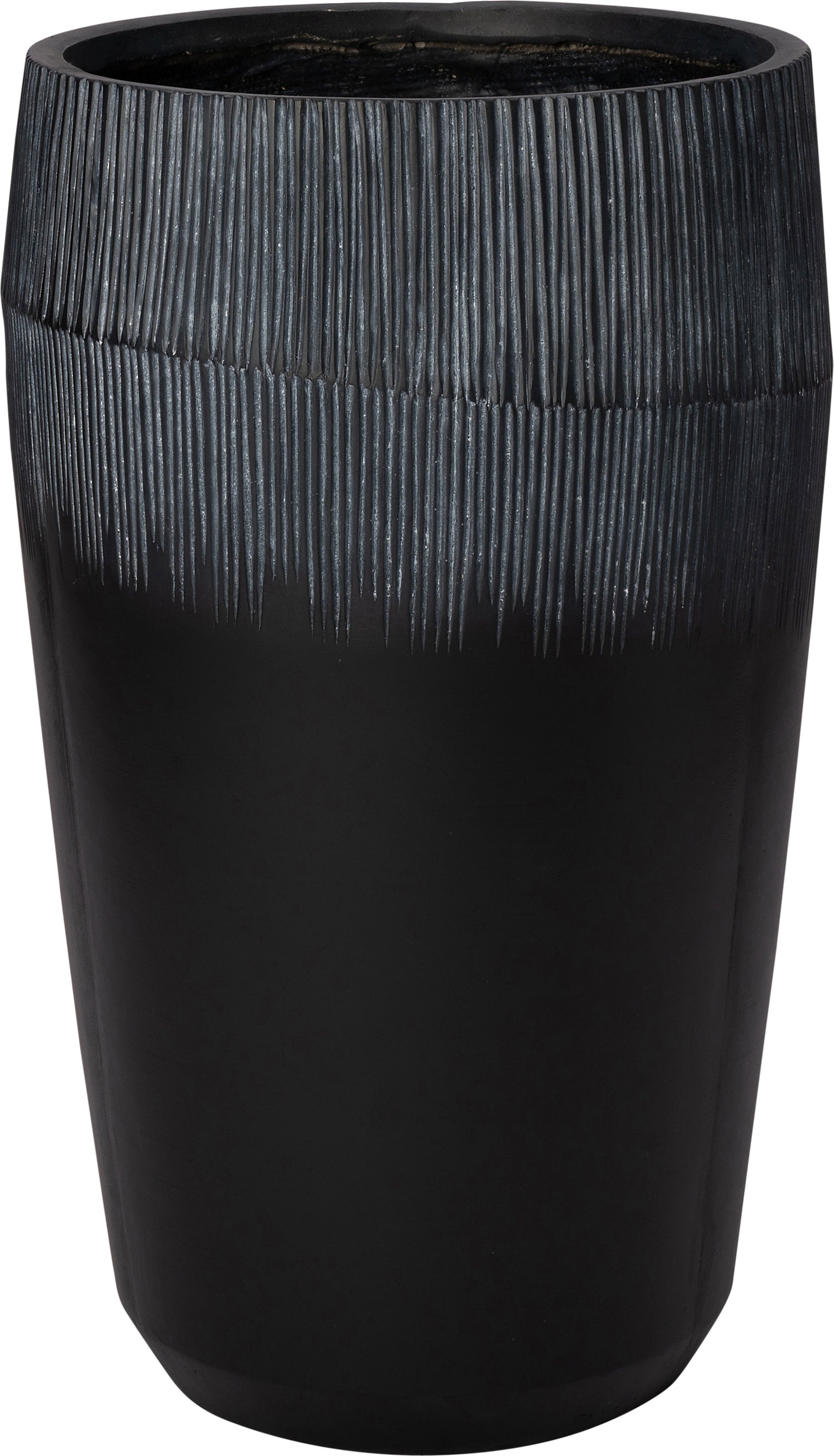 Intratuin bloempot Two tone grijs D 33,5 H 54 cm