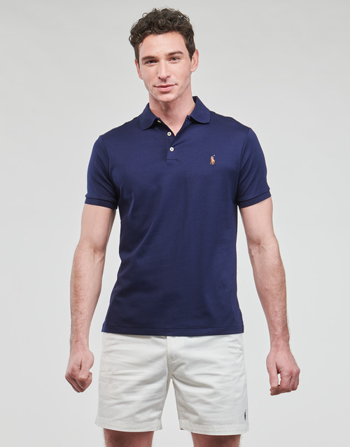 Polo Ralph Lauren - POLO COUPE DROITE EN PIMA COTON Marino