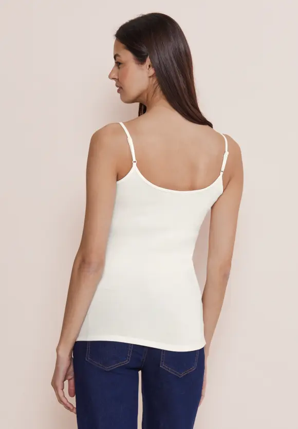 Basic Trägertop - off white
