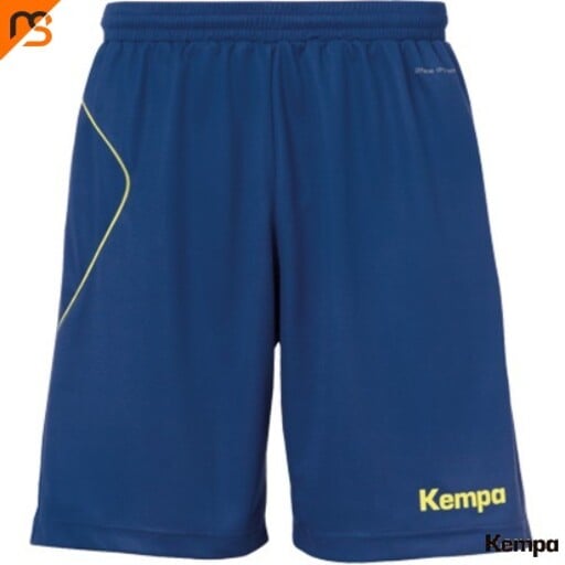 Shorts Curve Azul Profundo/amarillo Fluor Kempa