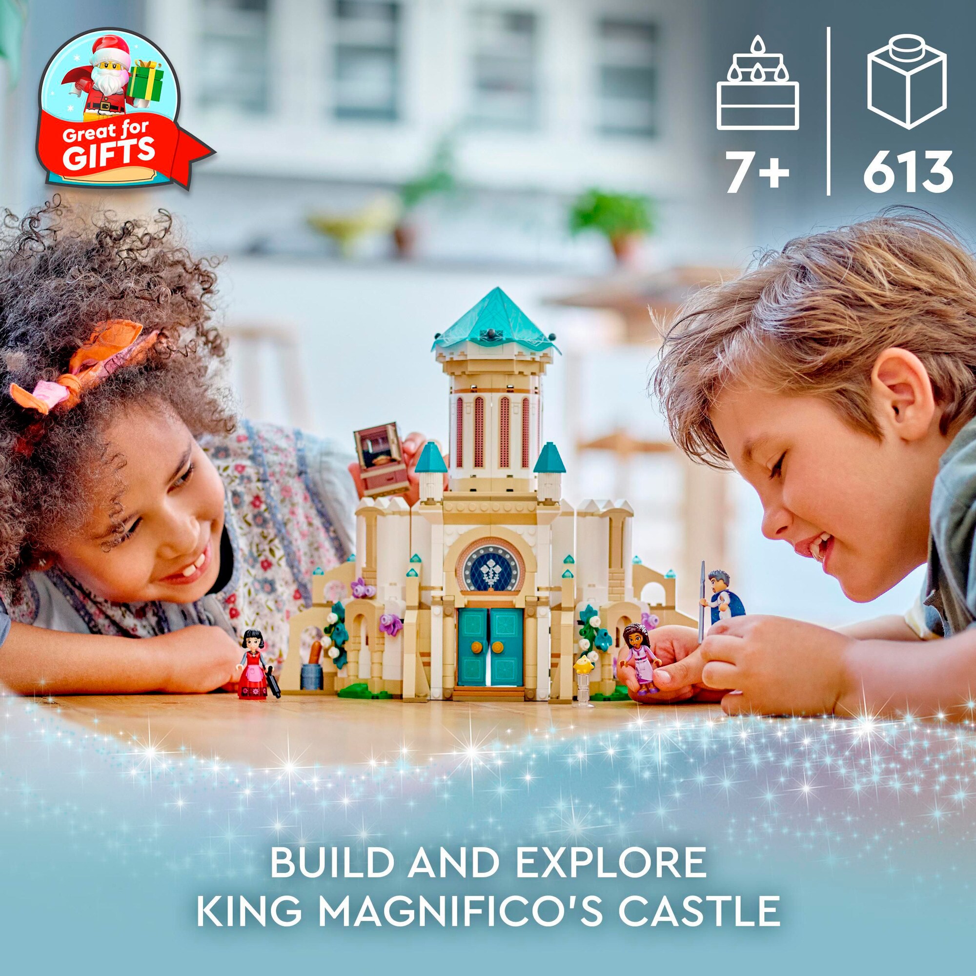 LEGO Konstruktionsspielzeug Disney Wish König Magnificos Schloss