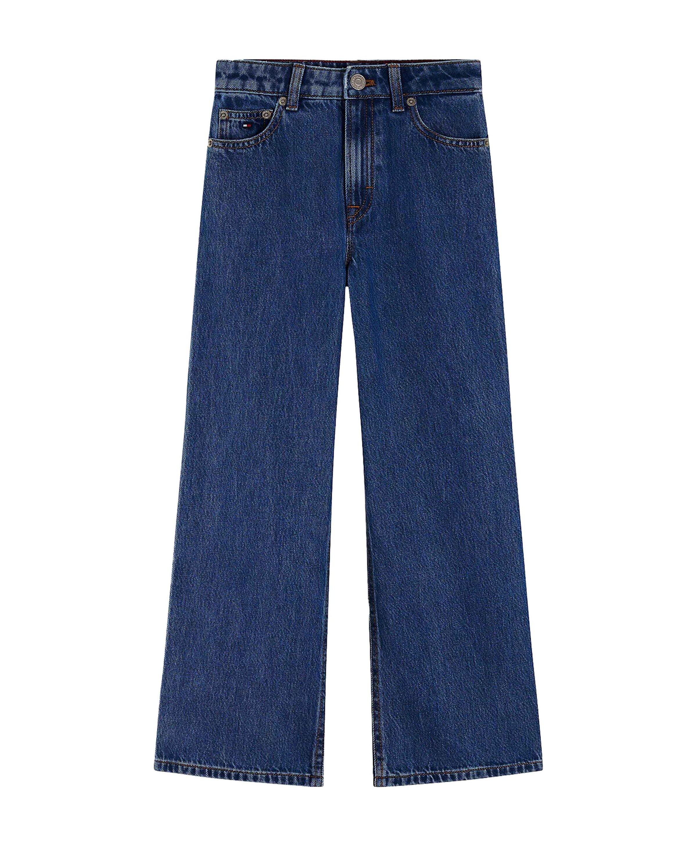 Tommy Hilfiger MABEL WIDE LEG meisjes jeans blauw
