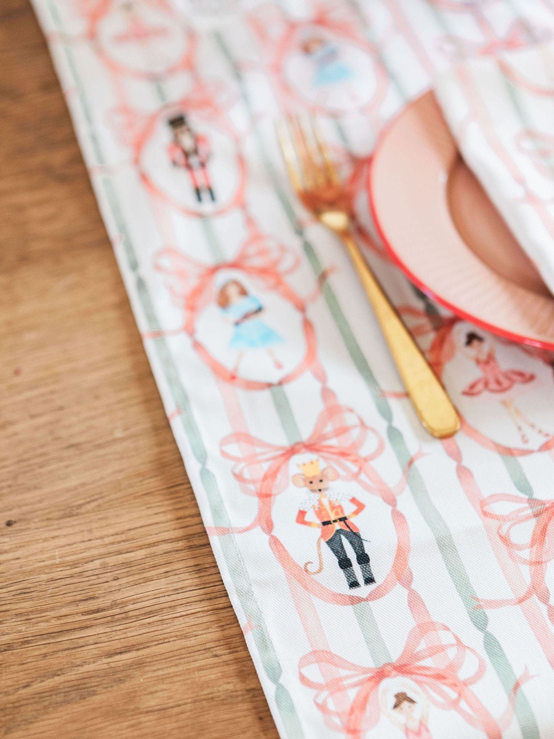 Avalon Home Candied Nutcracker Table Runner