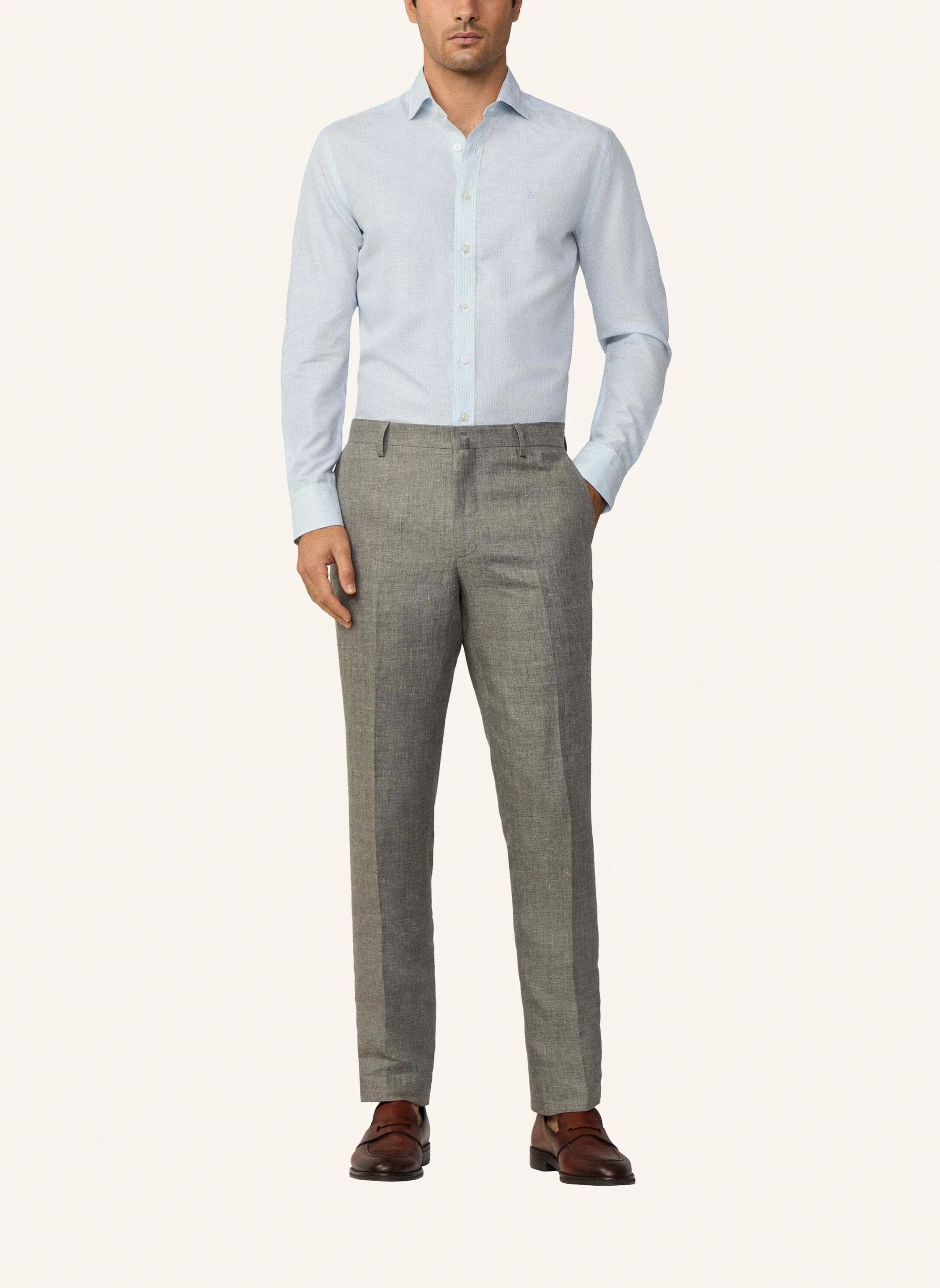 HACKETT LONDON Freizeithemd LINEN BENGEL STRIPE