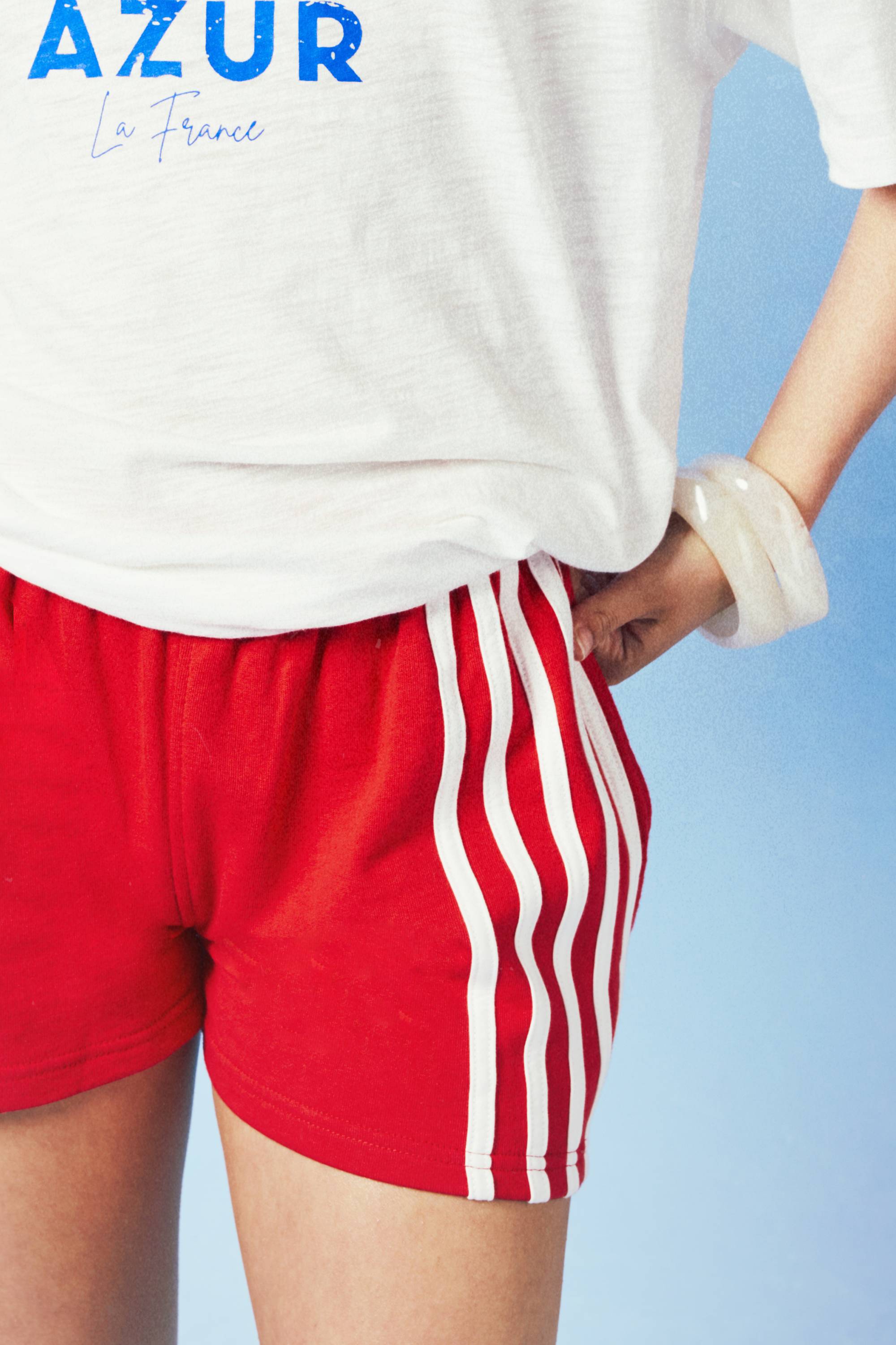 boohoo Short En Molleton À Rayures