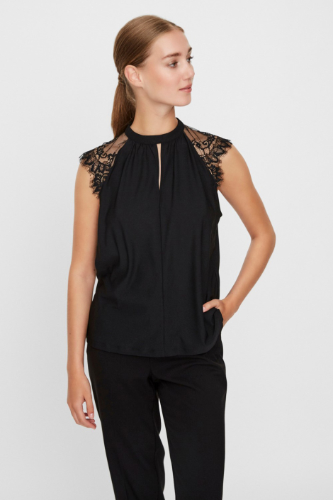 Vero Moda zwarte dames t-shirt