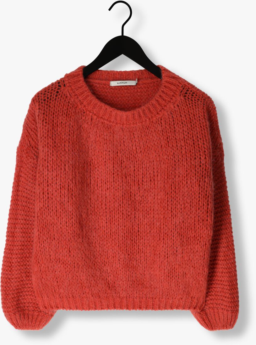 SUMMUM rode summum trui oversized chunky sweater mohair blend knit