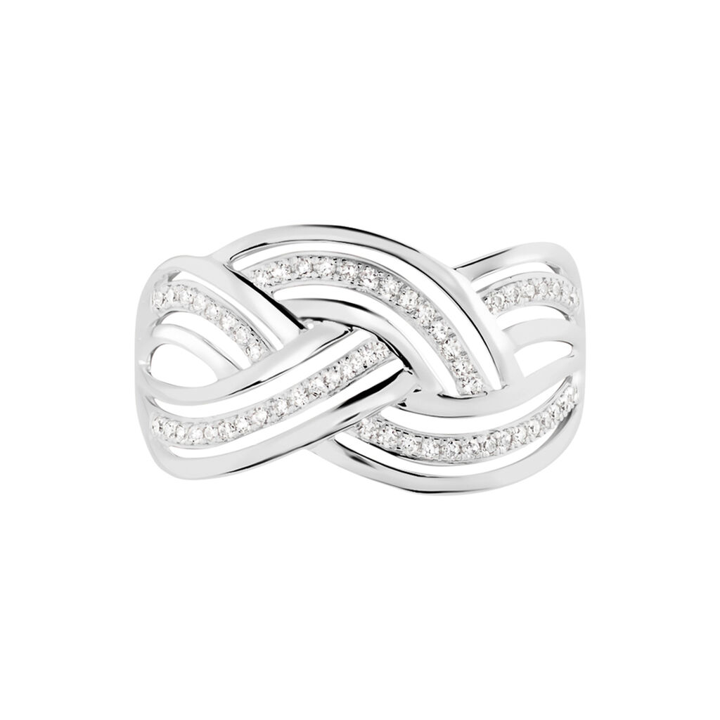 Bague Leopoldine Or Blanc Diamant