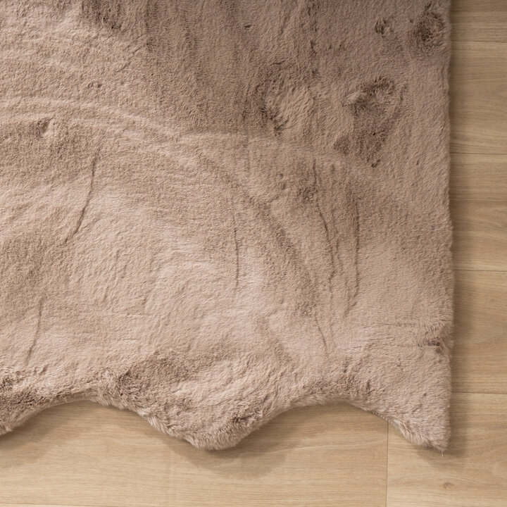 Hoogpolig vloerkleed - Comfy Supreme Wavy Taupe