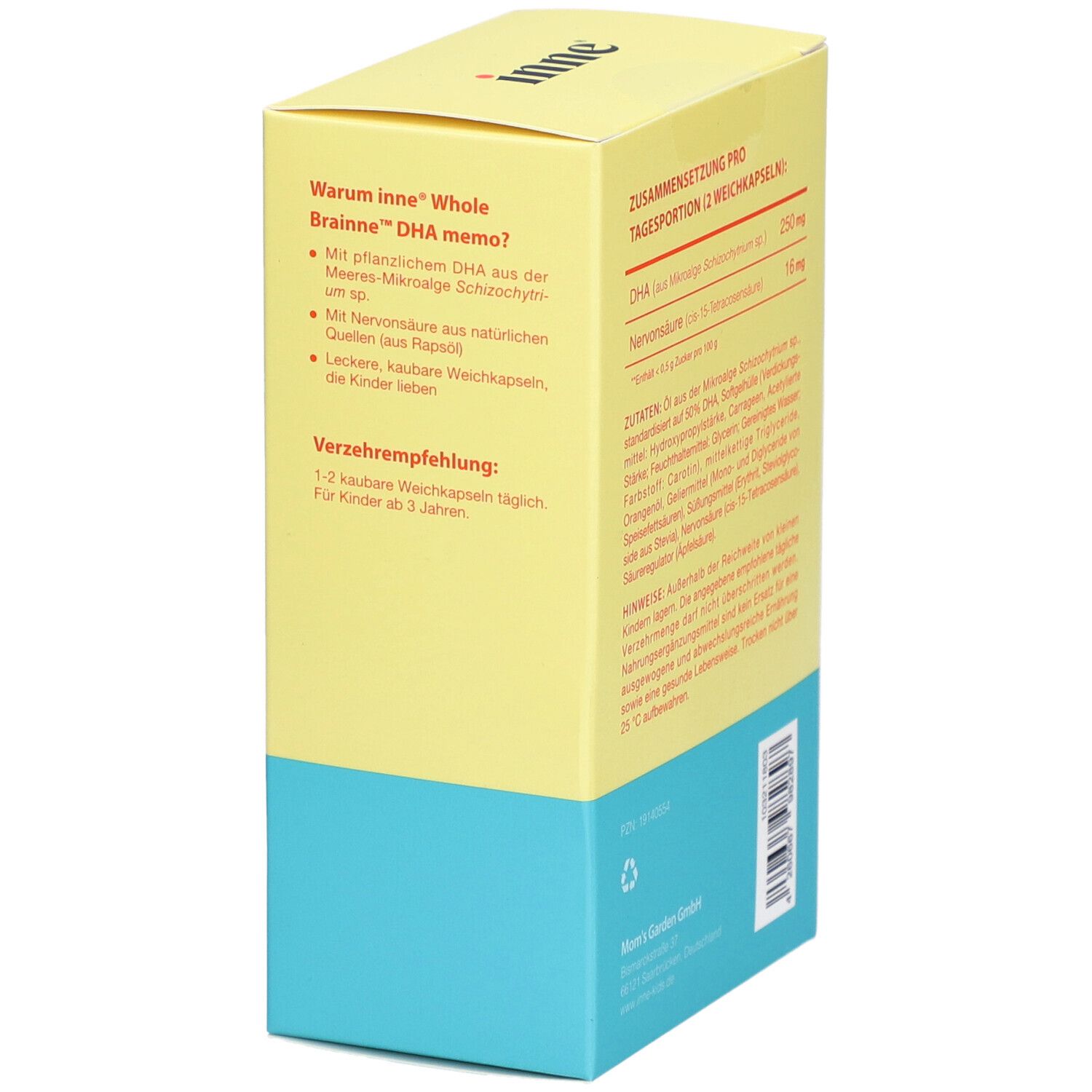 inne® Whole Brainne™ DHA memo