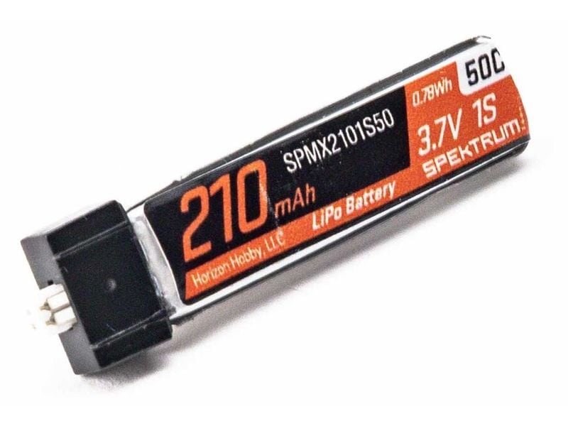 Spektrum RC-Akku LiPo 210 mAh 3.7 V 50C UMX 1S Lipo Akku mit JST-PH 1.25 Stecker für UMX Flugmodelle