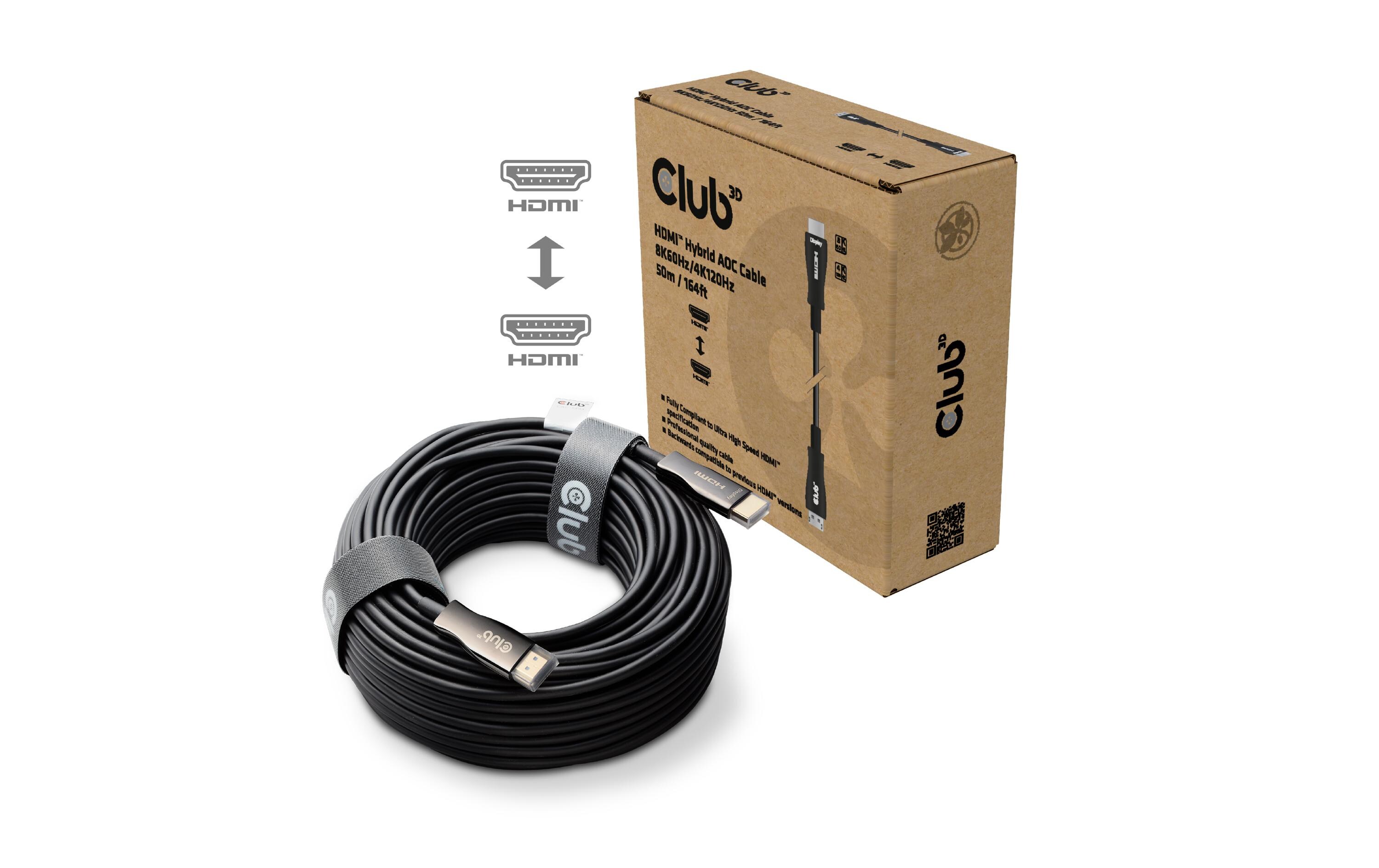 Optisches Kabel CAC-1393 HDMI - HDMI, 50 m<br>Aktive optische Hybrid-HDMI-Hochgeschwindigkeitskabel