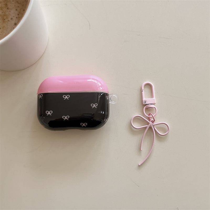 VanDi - Bow AirPods / Pro oortelefoonhoesje skin / charm / set