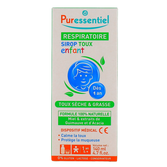 Puressentiel sirop toux sèche et grasse enfant - Dès 1 an