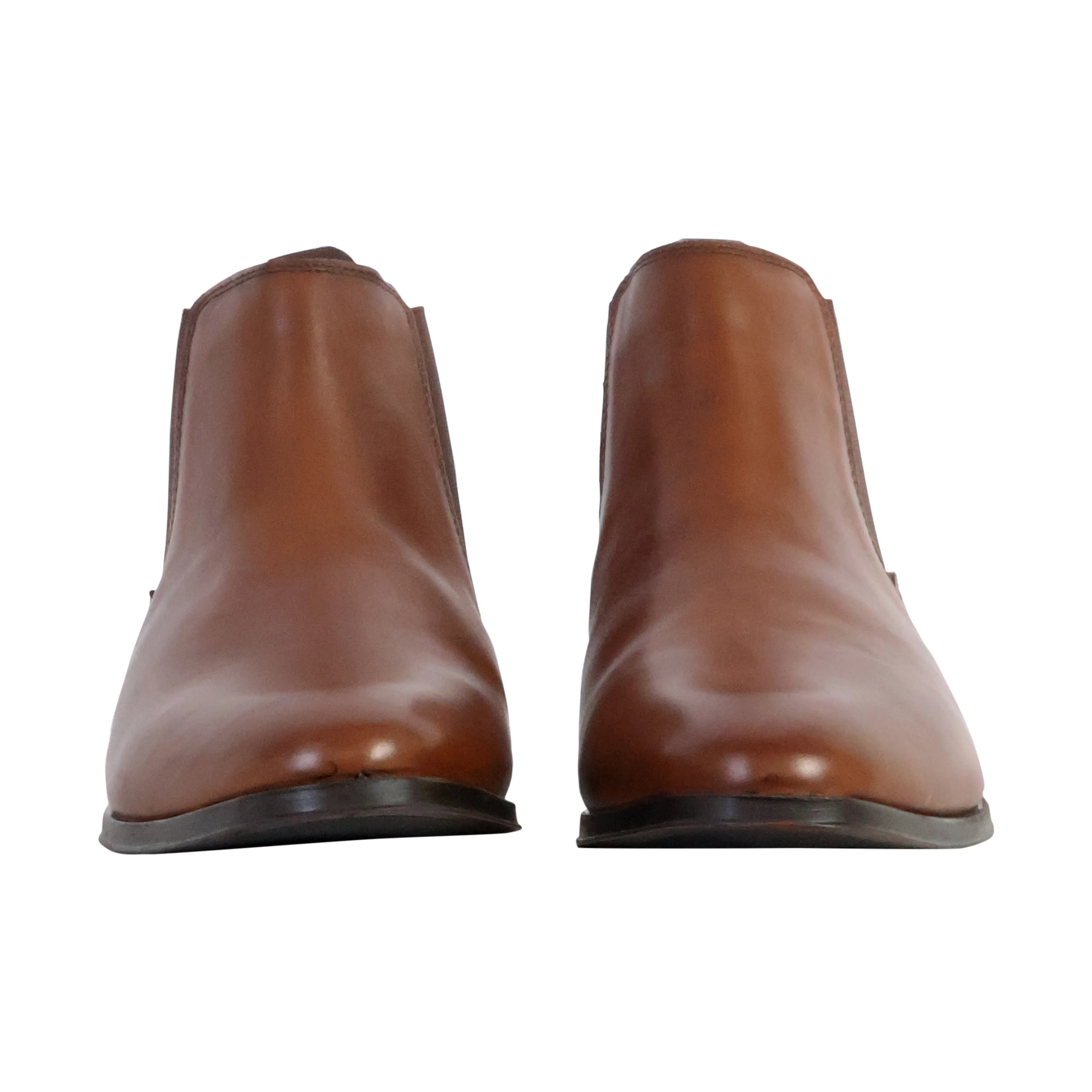 Bottines en cuir | Marron