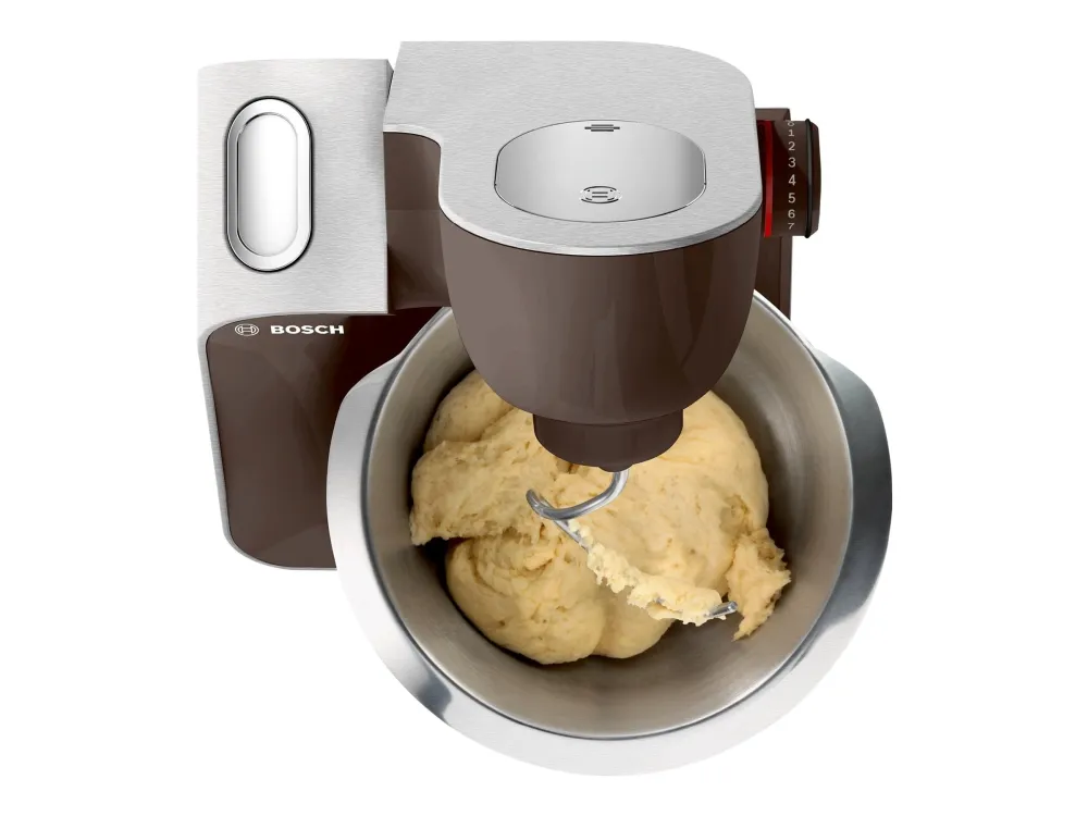 Bosch MUM5 CreationLine Premium MUM58A20 - Køkkenmaskine - 1000 W - børstet rustfrit stål/grå