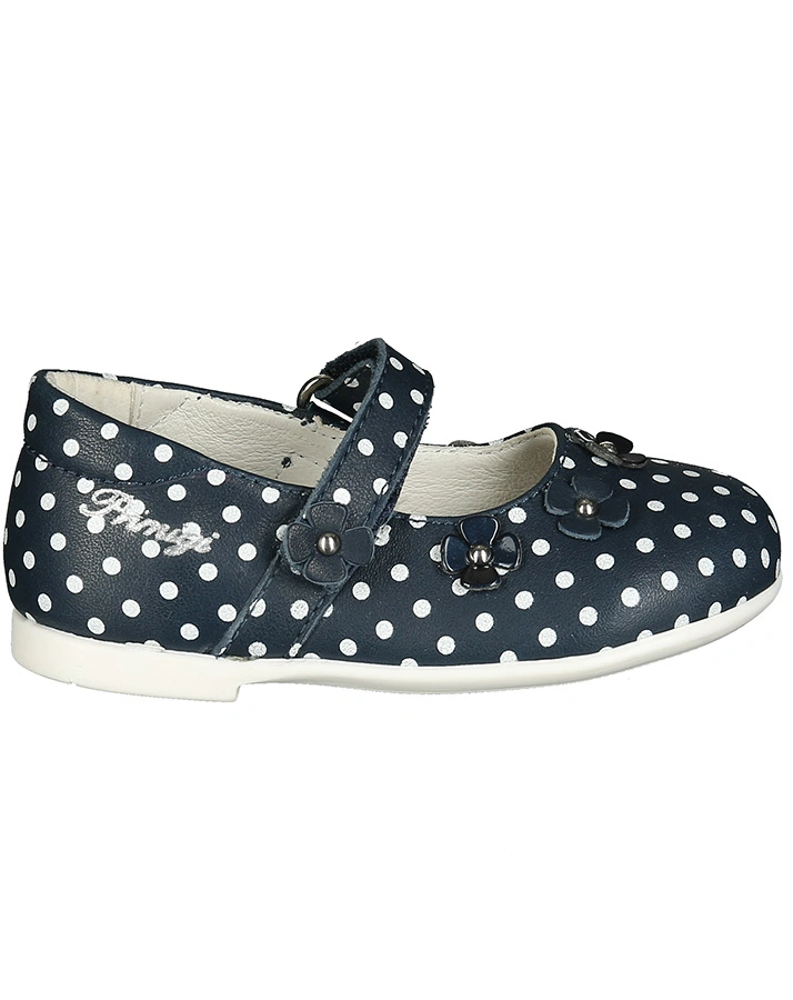 Spangenschuhe SUMMER GIRL DOTS in dunkelblau/weiß