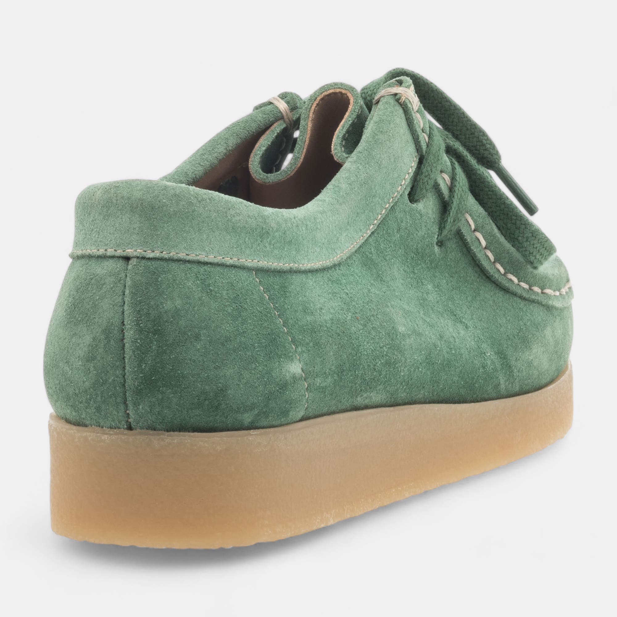 Derbies Femme en cuir vert