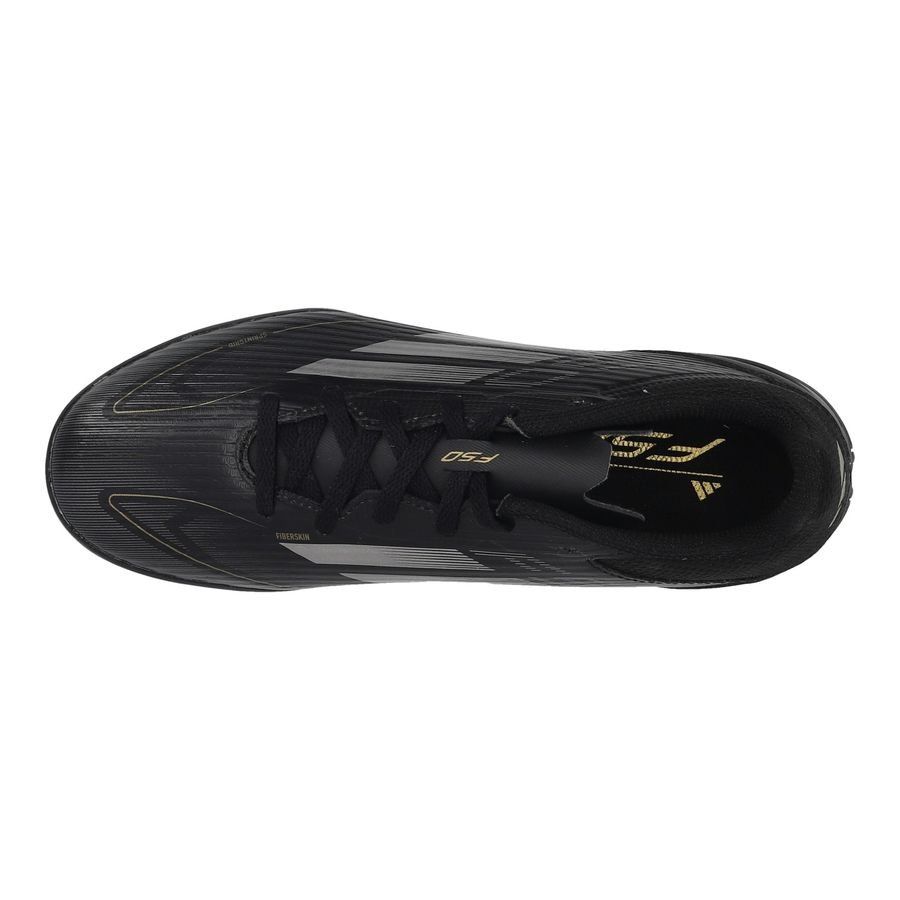 adidas F50 League TF Dark Spark - Noir/Argenté/Doré Enfant