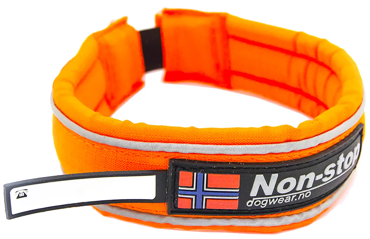 Non-stop Dogwear Safe Collar, Cm Orange
