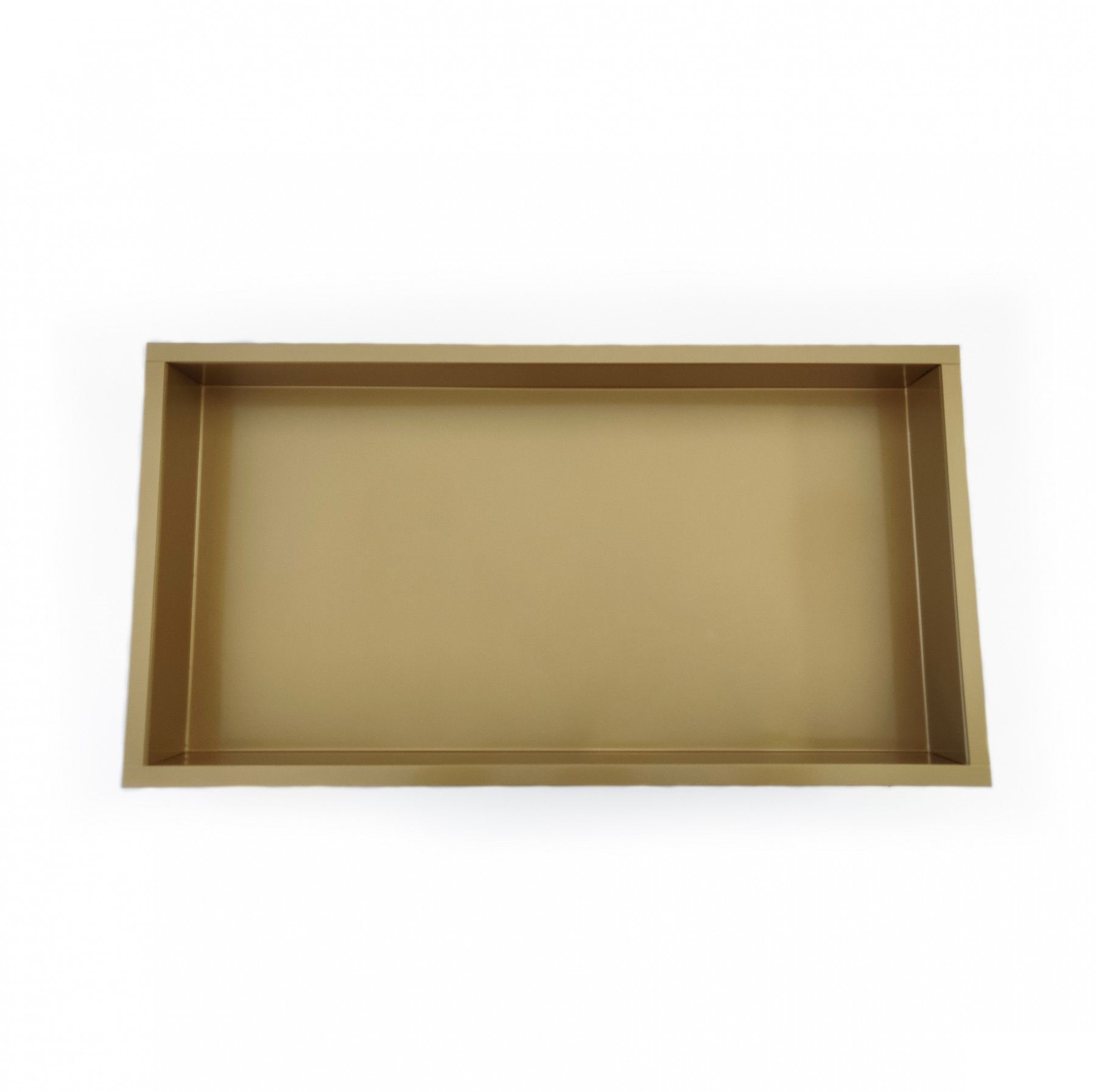 Mueller inbouw nis 30x60x10cm RVS goud
