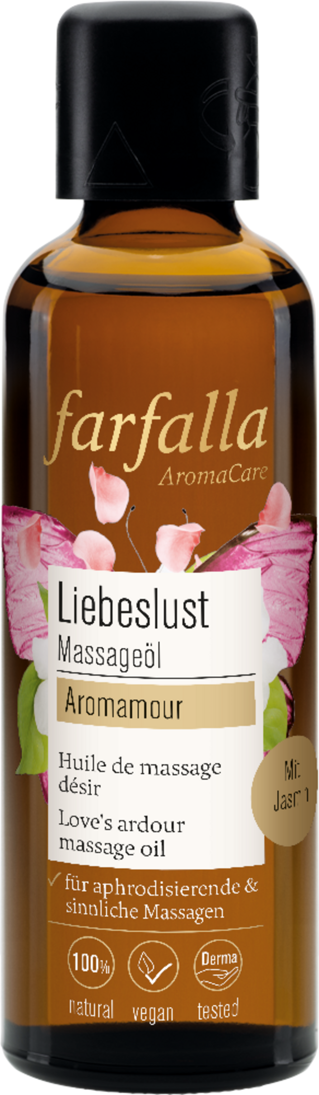 farfalla  Aromamour Liebeslust Massageöl, 75 ml