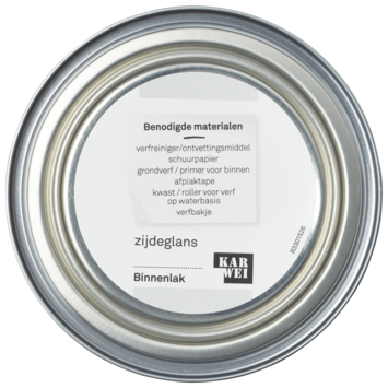 Karwei binnenlak zijdeglans hemels wit 750 ml