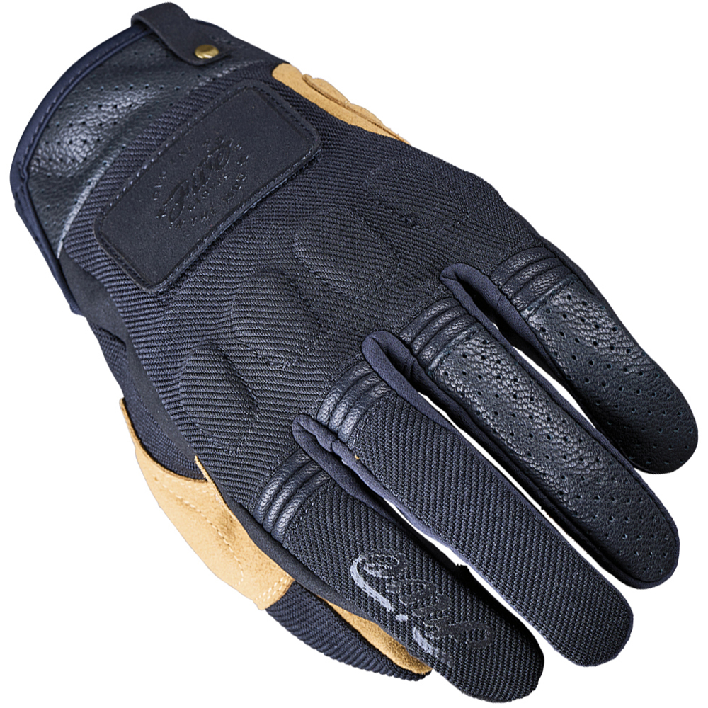 Five - Gants Scrambler Noir / Camel