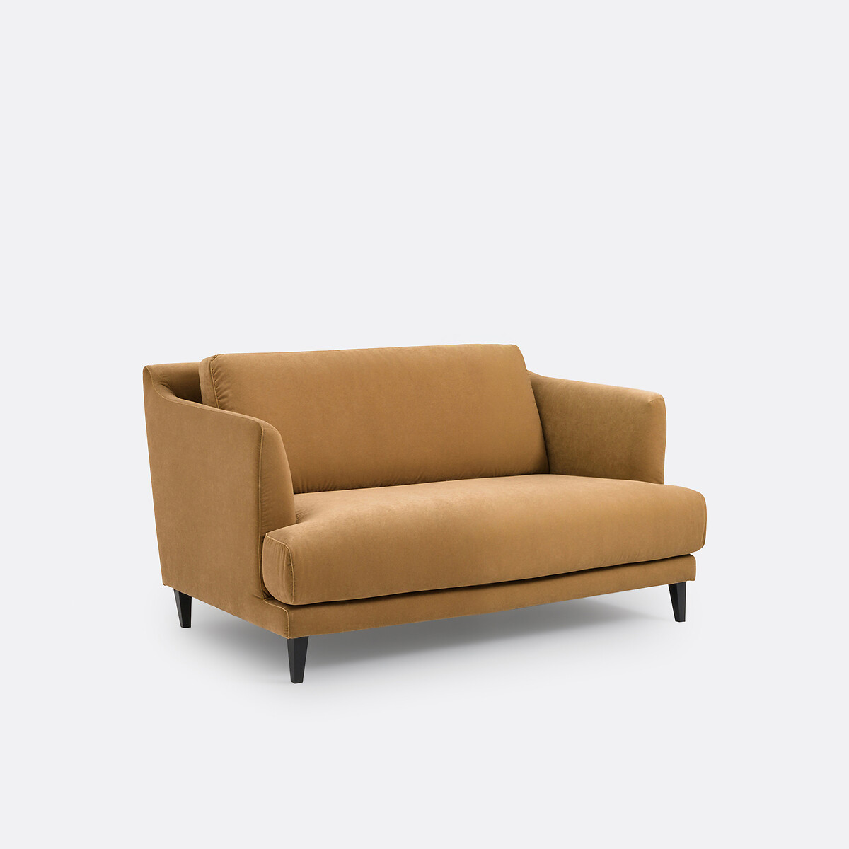 LA REDOUTE INTERIEURS<br>Sofá compacto de 2 lugares, veludo, Monza