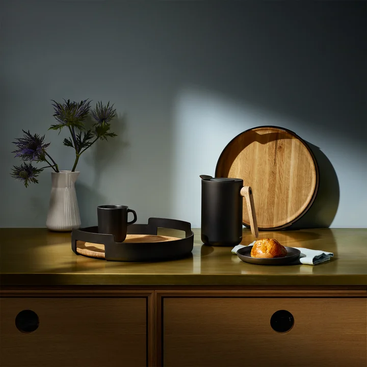 Eva Solo - Nordic Kitchen Isolierkanne, Eiche / Edelstahl